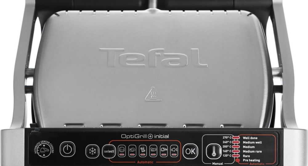 Электрогриль Tefal Optigrill GC706D34 2000Вт черный/серебристый — фото 4