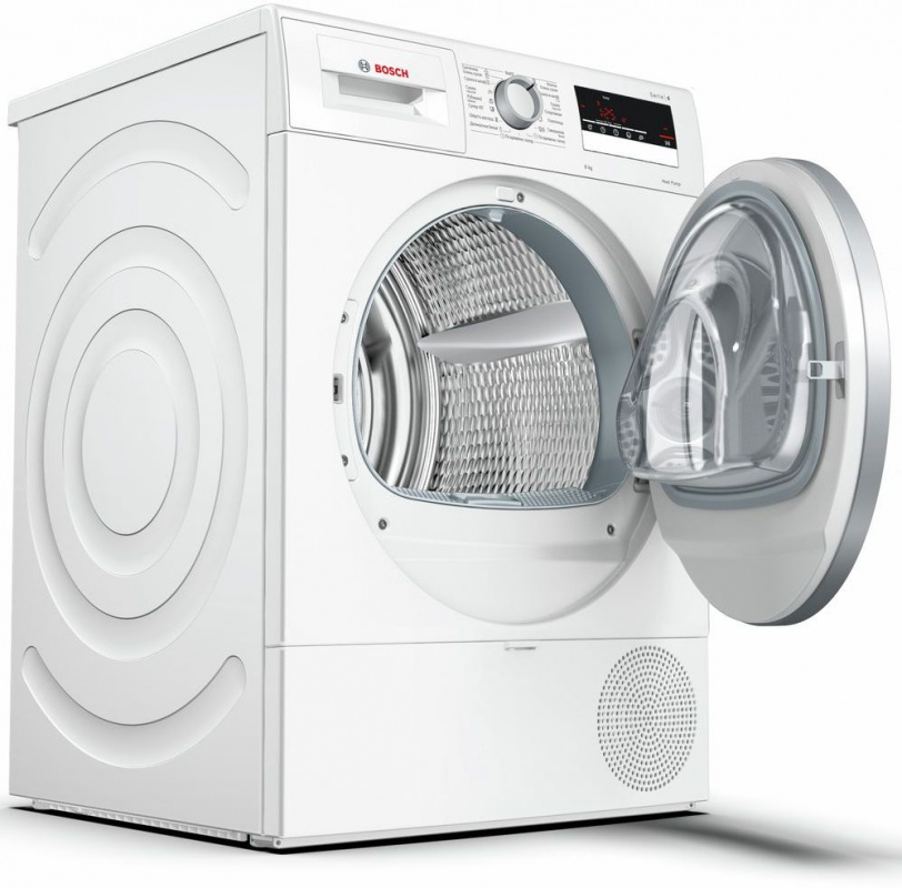 Сушильная машина Bosch WTR85V20OE кл.энер.:А-50% макс.загр.:8кг белый — фото 4