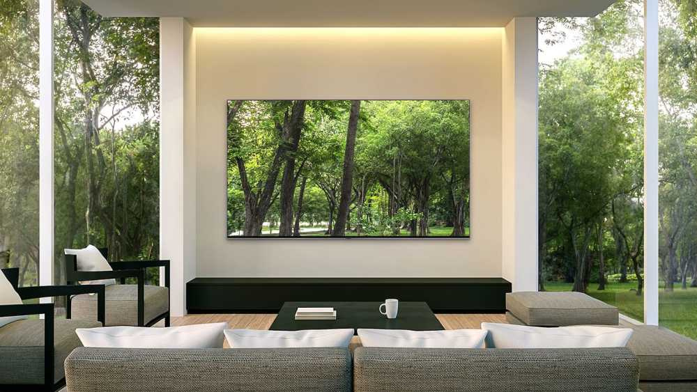 Телевизор QLED Samsung 55" QE55Q90RAUXRU Q серебристый/Ultra HD/1000Hz/DVB-T2/DVB-C/DVB-S2/USB/WiFi/Smart TV (RUS) — фото 3