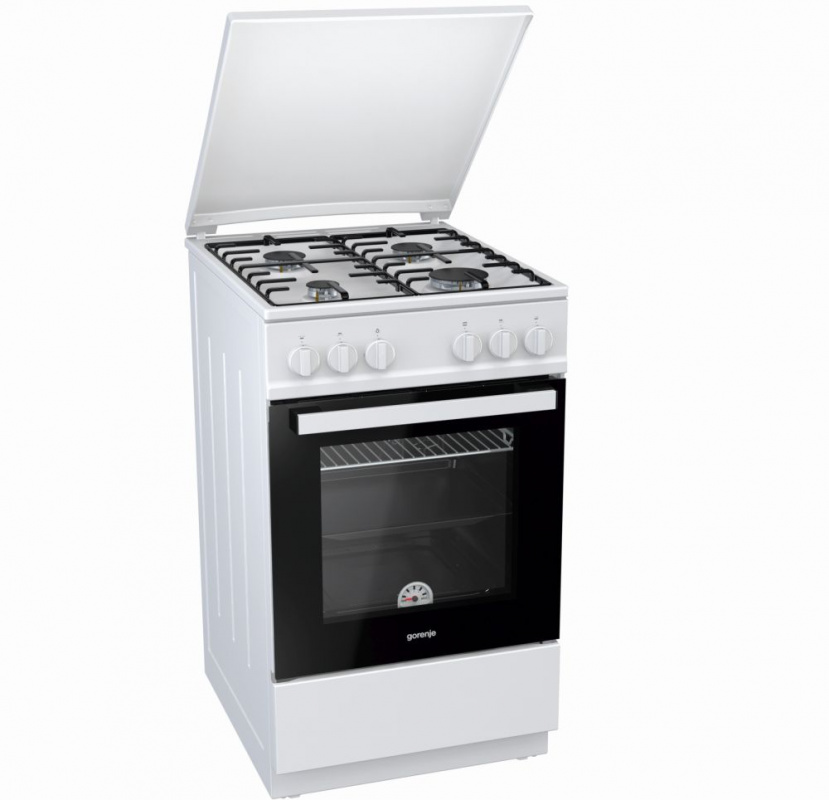 Плита Газовая Gorenje G5111WH-B белый (металлическая крышка) реш.эмаль — фото 6