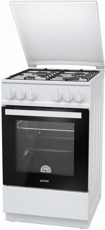 Плита Газовая Gorenje G5111WH-B белый (металлическая крышка) реш.эмаль — фото 5