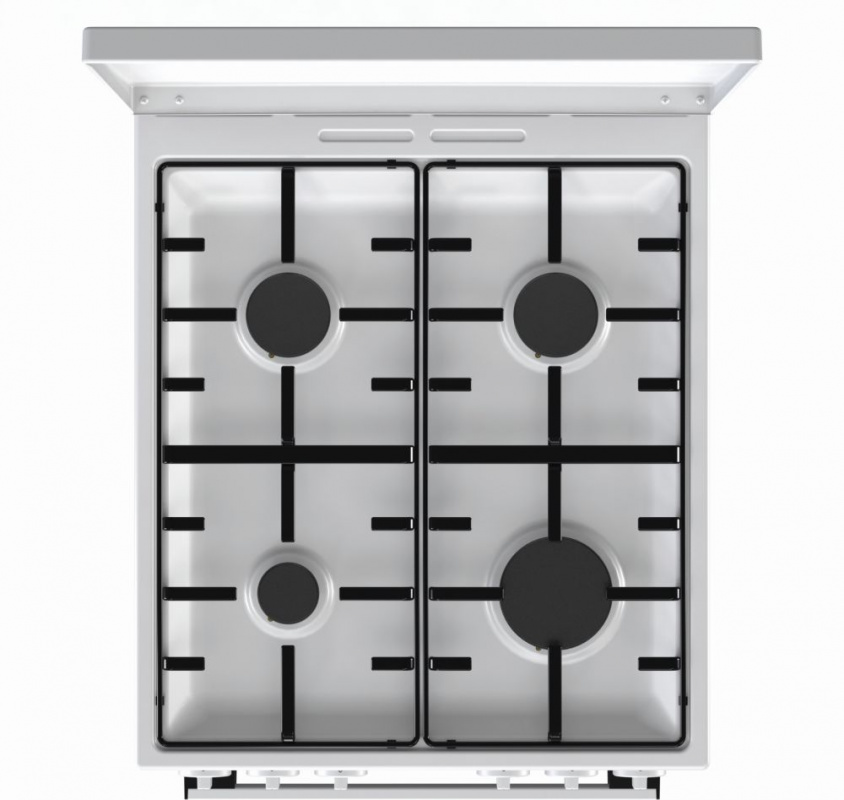 Плита Газовая Gorenje G5111WH-B белый (металлическая крышка) реш.эмаль — фото 3