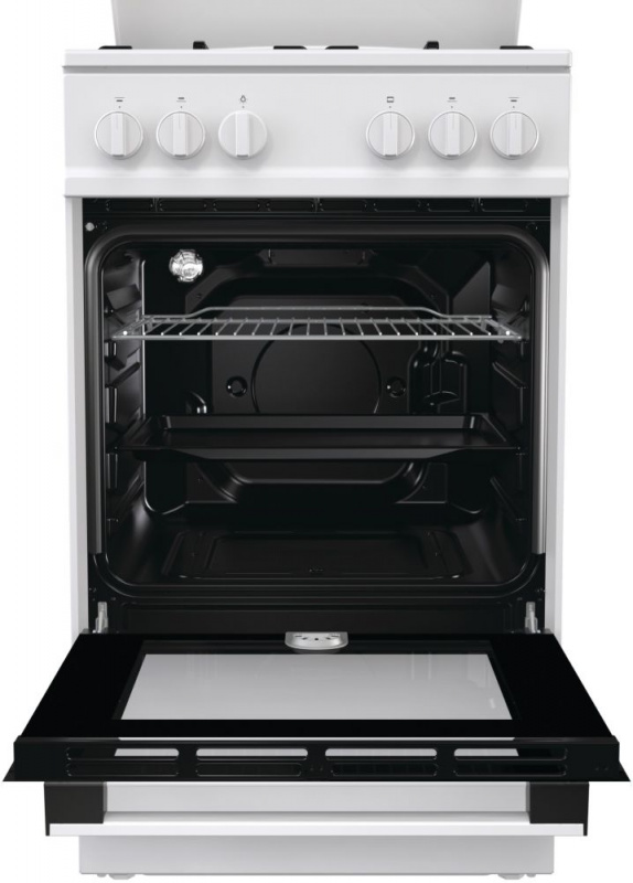Плита Газовая Gorenje G5111WH-B белый (металлическая крышка) реш.эмаль — фото 2