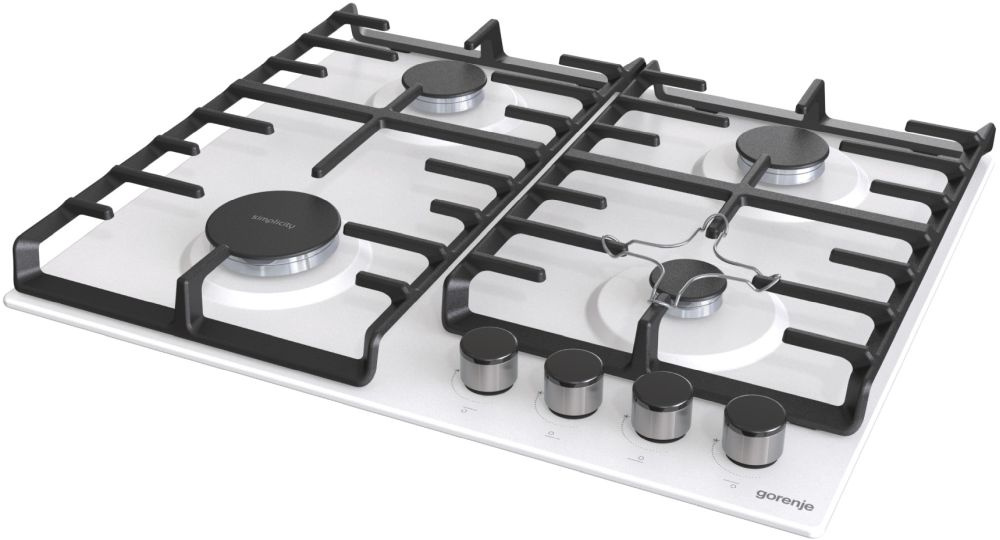 Газовая варочная поверхность Gorenje Simplicity G641SYW белый — фото 3