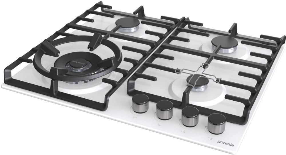 Газовая варочная поверхность Gorenje Simplicity GW641SYW белый — фото 2