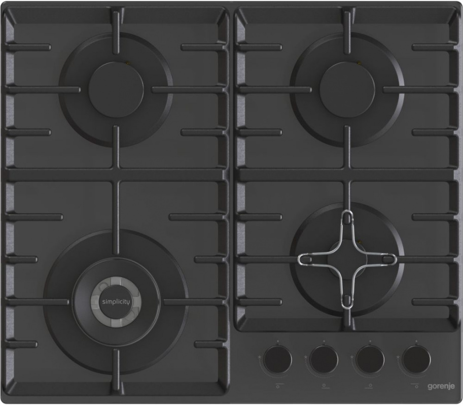 Газовая варочная поверхность Gorenje GTW641SYB черный — фото 3