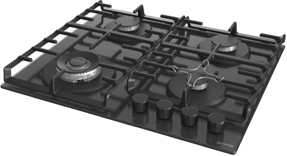 Газовая варочная поверхность Gorenje GTW641SYB черный — фото 2