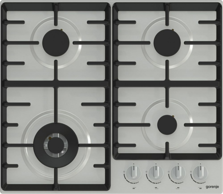 Газовая варочная поверхность Gorenje GW641CX нержавеющая сталь — фото 3