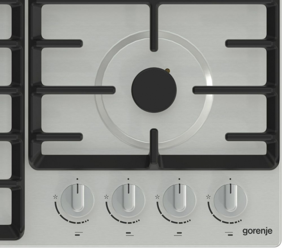 Газовая варочная поверхность Gorenje GW641CX нержавеющая сталь — фото 2