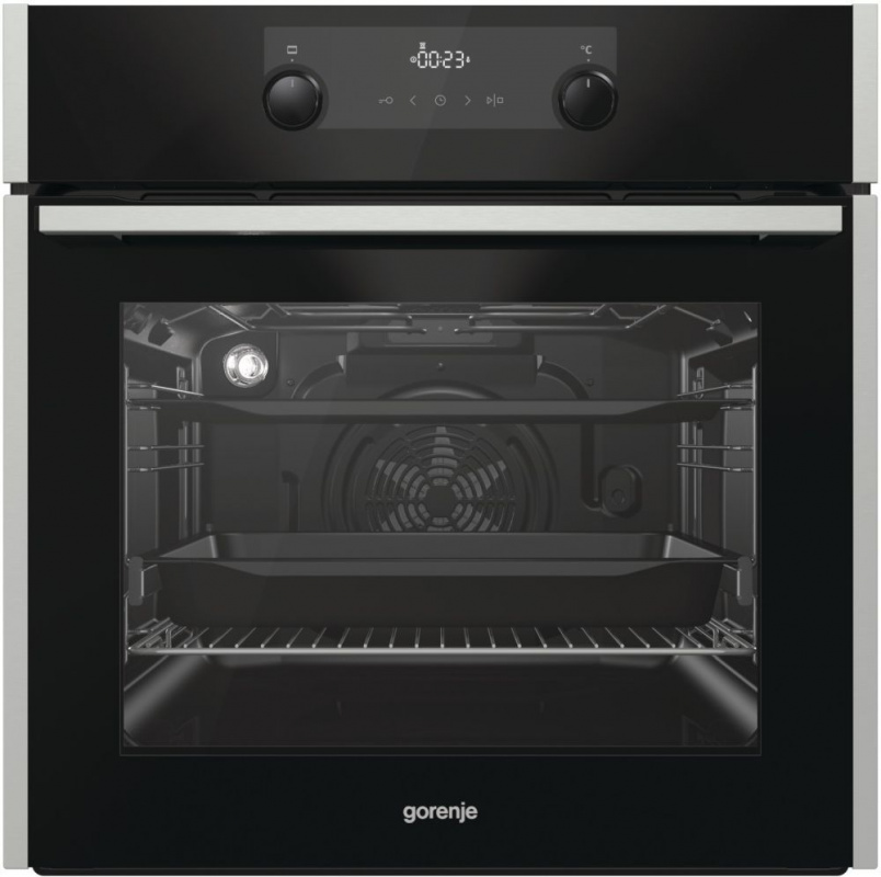 Духовой шкаф Электрический Gorenje BOP737E20XG нержавеющая сталь/черный