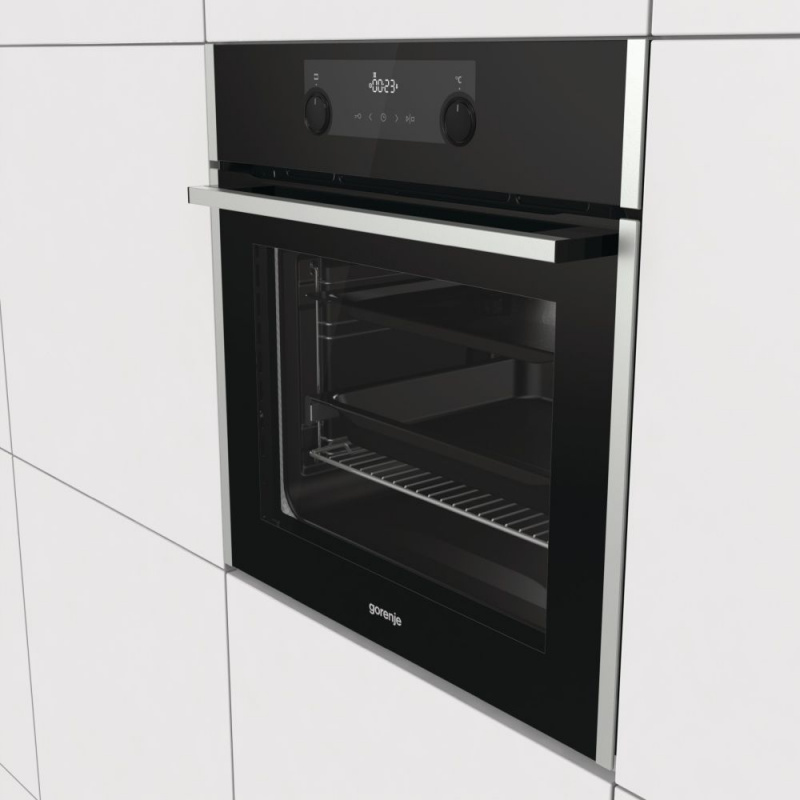 Духовой шкаф Электрический Gorenje BOP737E20XG нержавеющая сталь/черный — фото 2