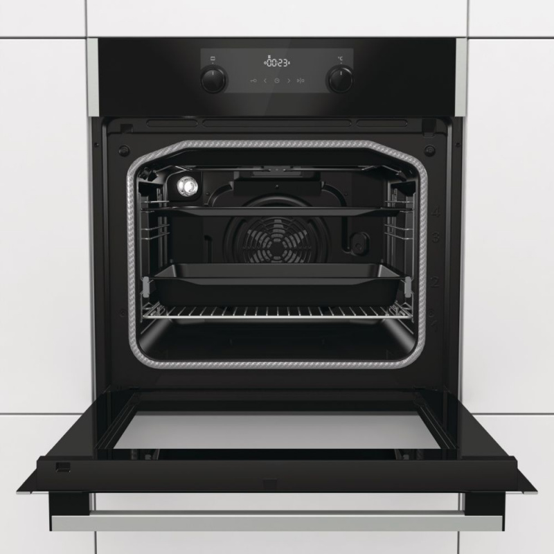 Духовой шкаф Электрический Gorenje BOP737E20XG нержавеющая сталь/черный — фото 6