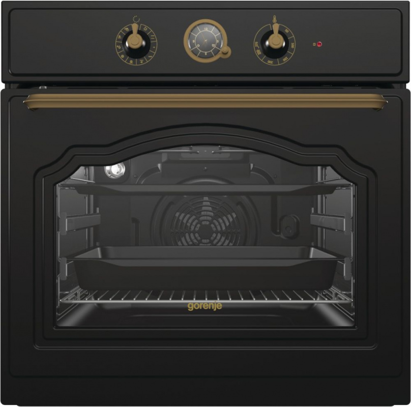 Духовой шкаф Электрический Gorenje Classico BO7732CLB антрацит — фото 6