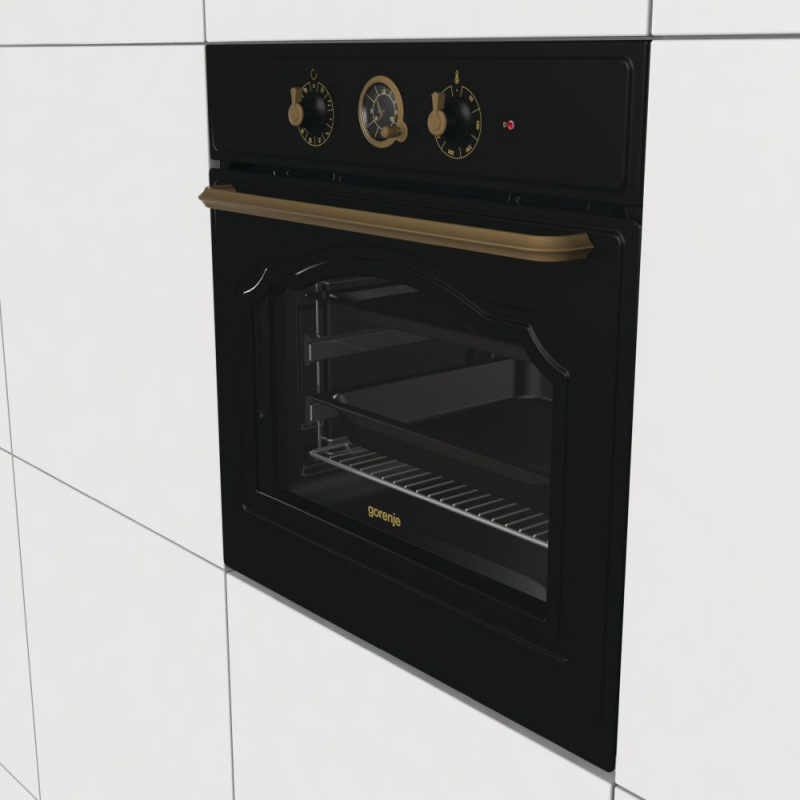 Духовой шкаф Электрический Gorenje Classico BO7732CLB антрацит — фото 4