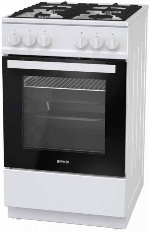 Плита Газовая Gorenje G5113WF-B белый реш.чугун — фото 5