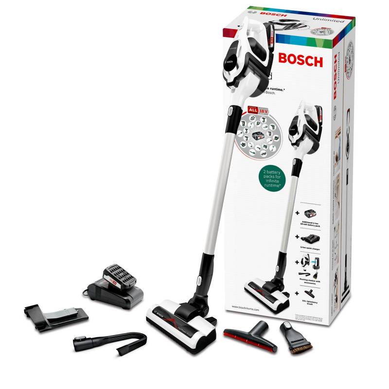 Пылесос-электровеник Bosch BBS1U224 белый/черный — фото 7