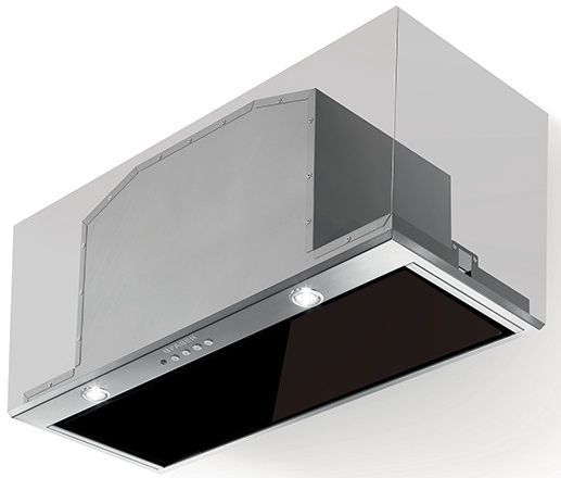Вытяжка встраиваемая Faber Inca LUX GLASS EV8 X/BK A70 черный управление: кнопочное (1 мотор)