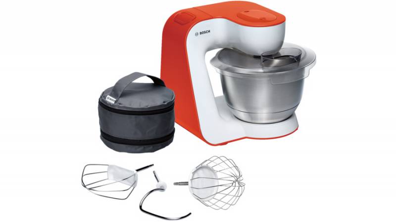 Кухонный комбайн Bosch MUM54I00 900Вт белый/оранжевый