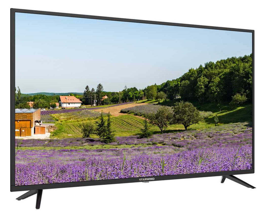 Телевизор LED Starwind 43" SW-LED43UA403 черный/Ultra HD/60Hz/DVB-T2/DVB-C/DVB-S2/USB/WiFi/Smart TV (RUS) — фото 2