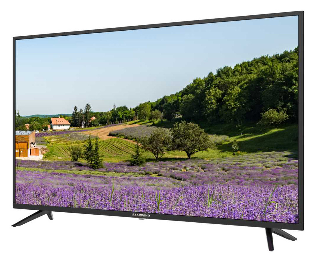 Телевизор LED Starwind 43" SW-LED43UA403 черный/Ultra HD/60Hz/DVB-T2/DVB-C/DVB-S2/USB/WiFi/Smart TV (RUS) — фото 3