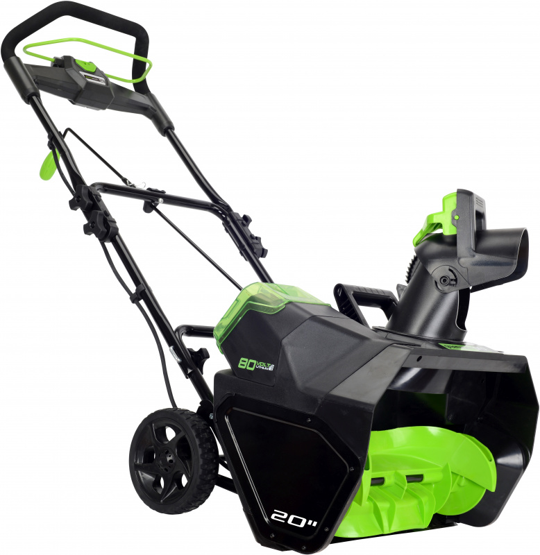 Снегоуборщик электрический Greenworks GD80STK2 — фото 16