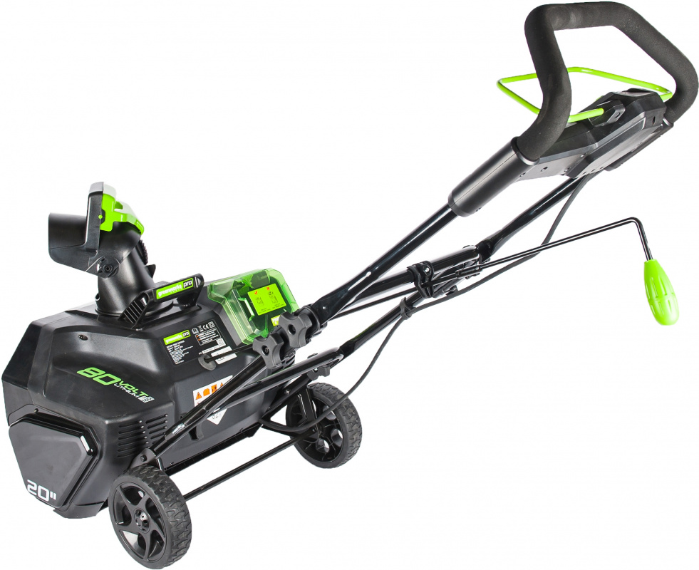 Снегоуборщик электрический Greenworks GD80STK2 — фото 11