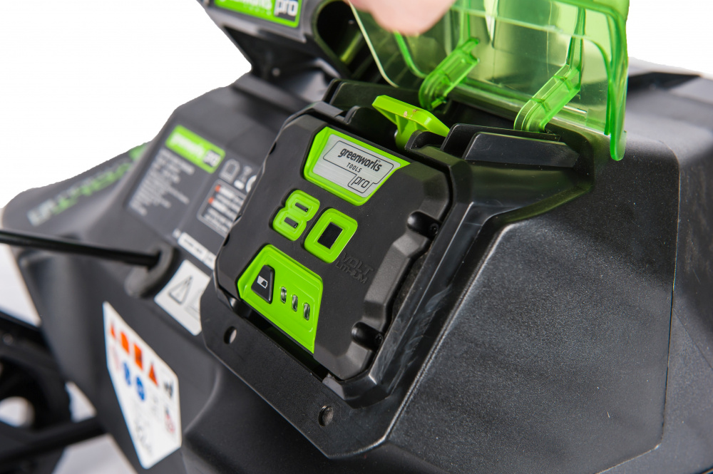 Снегоуборщик электрический Greenworks GD80STK2 — фото 10