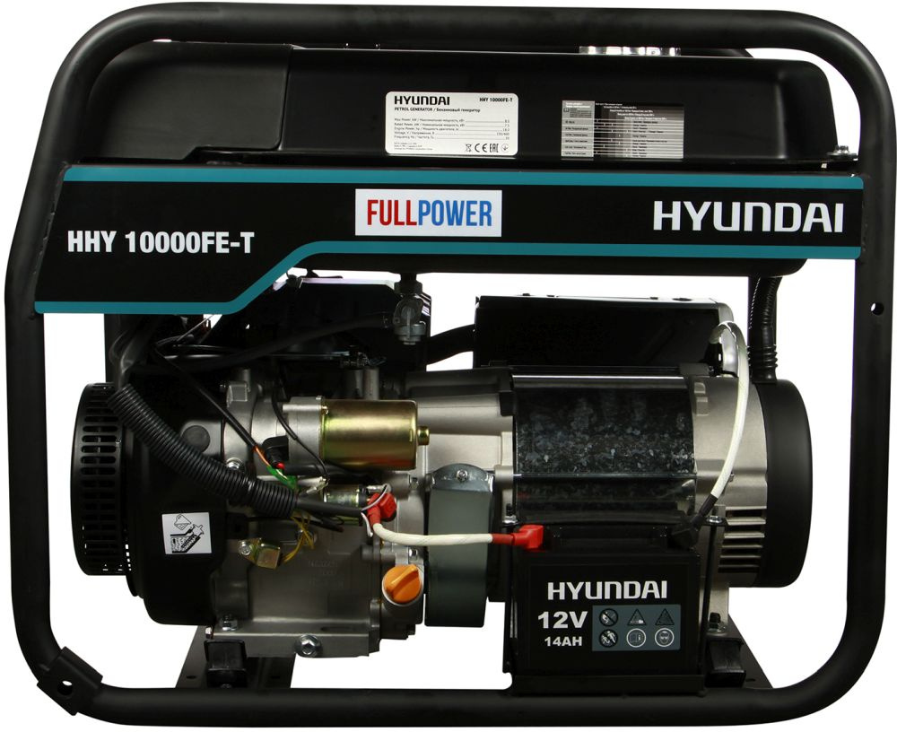 Генератор Hyundai HHY 10000FE-T 8кВт — фото 4