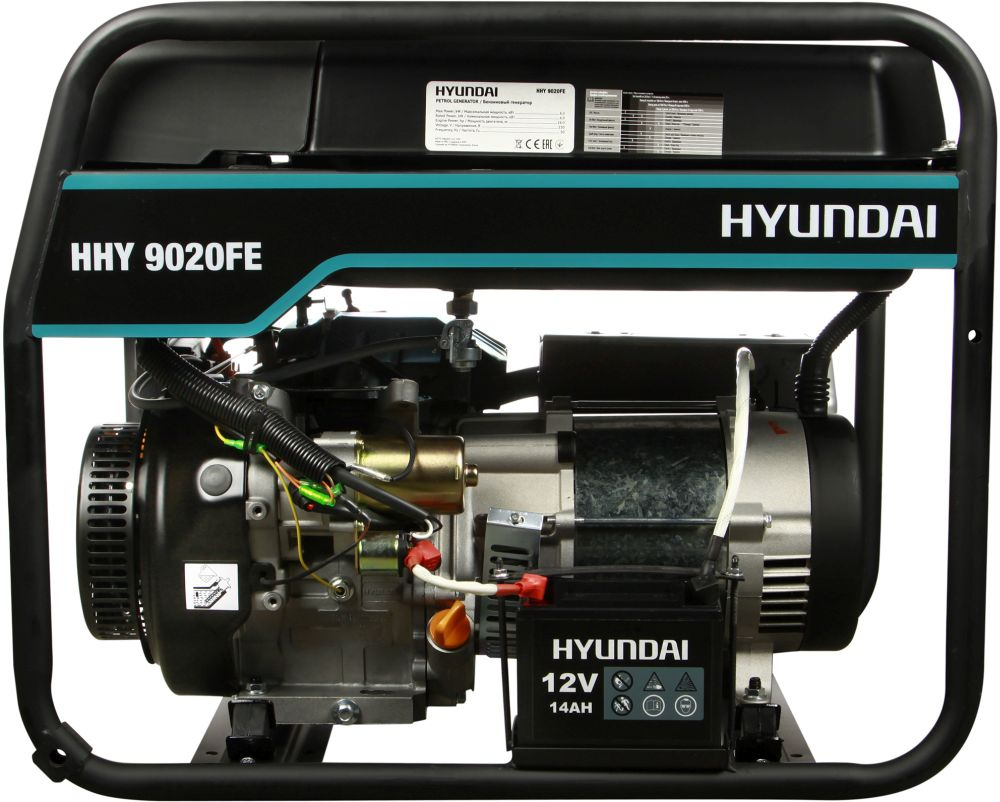 Генератор Hyundai HHY 9020FE 6.5кВт — фото 3