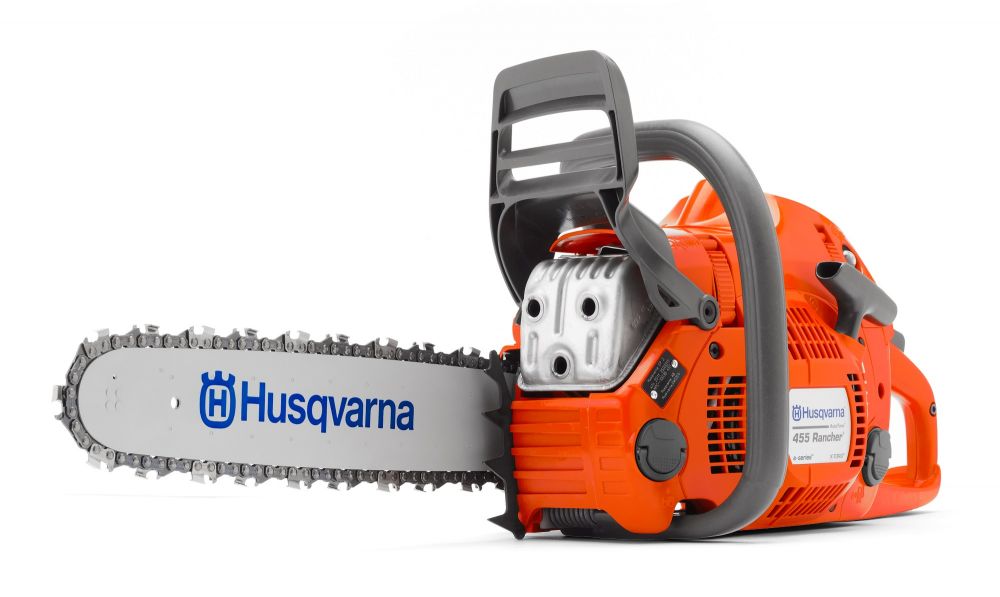 Бензопила Husqvarna 455e Rancher AT II 2600Вт 3.5л.с. дл.шин.:16" (38cm)
