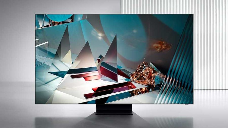 Телевизор QLED Samsung 82" QE82Q800TAUXRU Q черный/Ultra HD 8K/100Hz/DVB-T2/DVB-C/DVB-S2/USB/WiFi/Smart TV (RUS) — фото 2