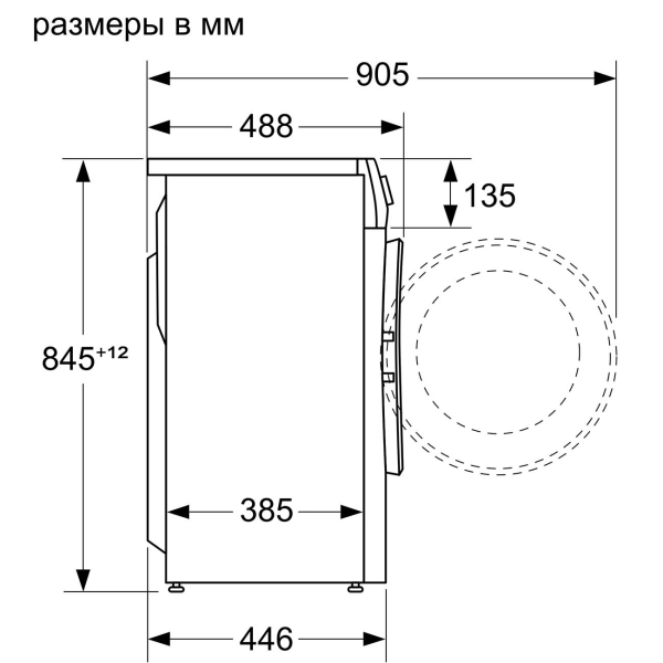 Стиральная машина узкая Siemens iQ300 PerfectCare WH22A2W0OE — фото 3