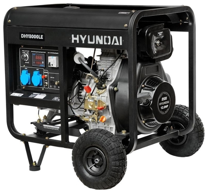 Генератор Hyundai DHY 8000LE 6.5кВт