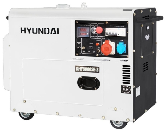 Генератор Hyundai DHY 8000SE-3 6.5кВт