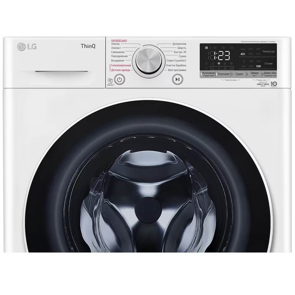 Стиральная машина с сушкой LG F2V5HG0W — фото 8
