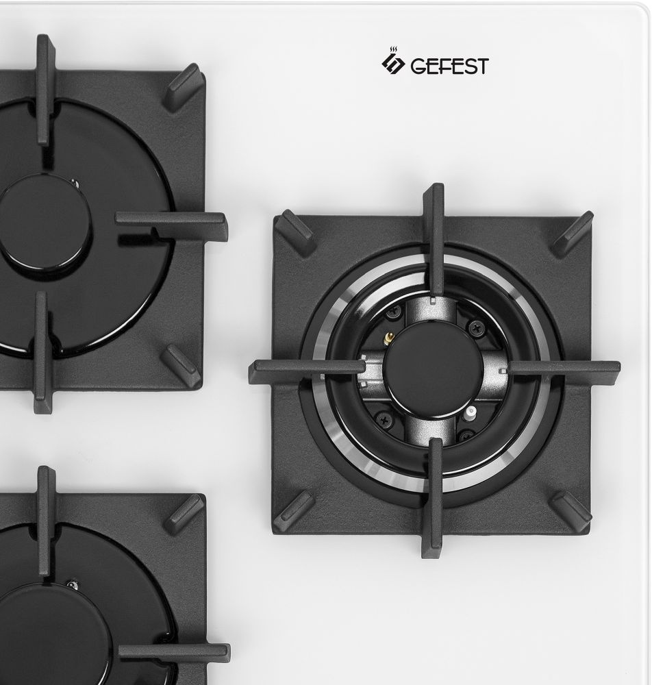 Газовая варочная поверхность Gefest ПВГ 2100-01 K32 белый — фото 4