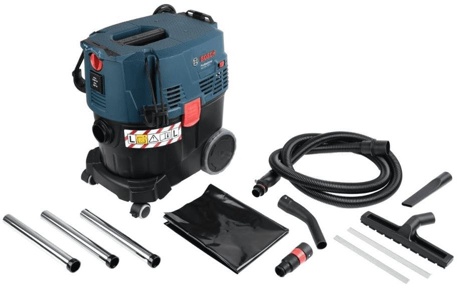 Строительный пылесос Bosch GAS 35 L SFC+ 1200Вт (уборка: сухая/влажная) синий — фото 2