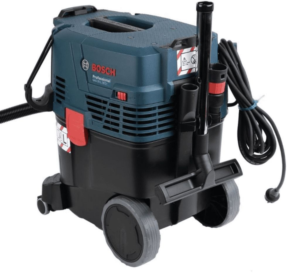 Строительный пылесос Bosch GAS 35 L SFC+ 1200Вт (уборка: сухая/влажная) синий — фото 4