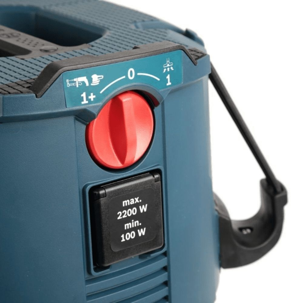 Строительный пылесос Bosch GAS 35 L SFC+ 1200Вт (уборка: сухая/влажная) синий — фото 6
