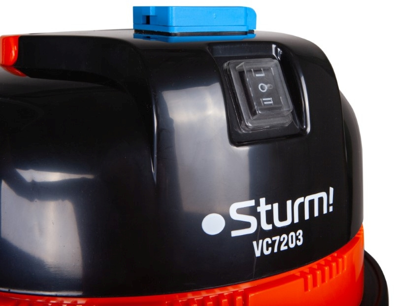 Строительный пылесос Sturm! VC7203 1600Вт оранжевый — фото 3