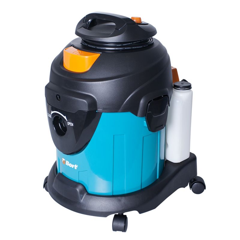 Строительный пылесос Bort BSS-1415-W 1400Вт (уборка: сухая/влажная) синий — фото 8