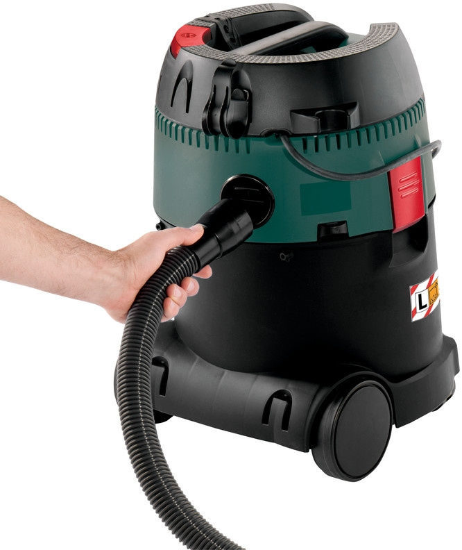 Строительный пылесос Metabo ASA 25 L PC 1250Вт (уборка: сухая/влажная) зеленый — фото 2