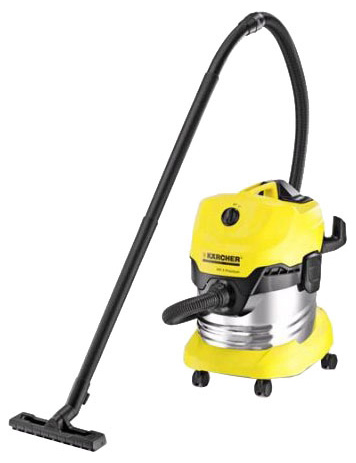 Строительный пылесос Karcher WD4 Premium 1000Вт (уборка: сухая/сбор воды) желтый — фото 3