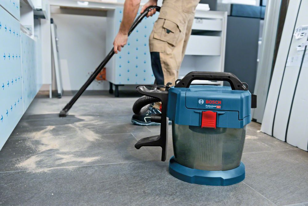 Строительный пылесос Bosch GAS 18V-10 L (уборка: сухая) синий — фото 4