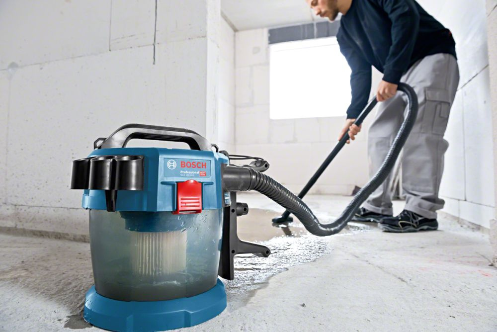 Строительный пылесос Bosch GAS 18V-10 L (уборка: сухая) синий — фото 2