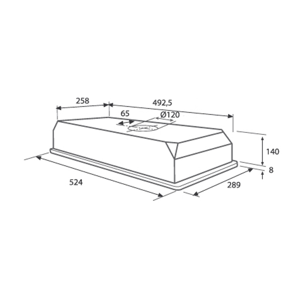 Вытяжка полностью встраиваемая Jetair CA 3/520 2M INX  halo light-09 — фото 2