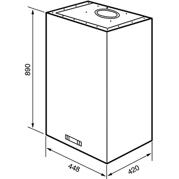 Вытяжка 60 см Smeg KQ45XE — фото 2