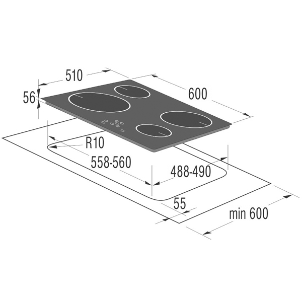 Встраиваемая индукционная панель Gorenje IT612AC — фото 3