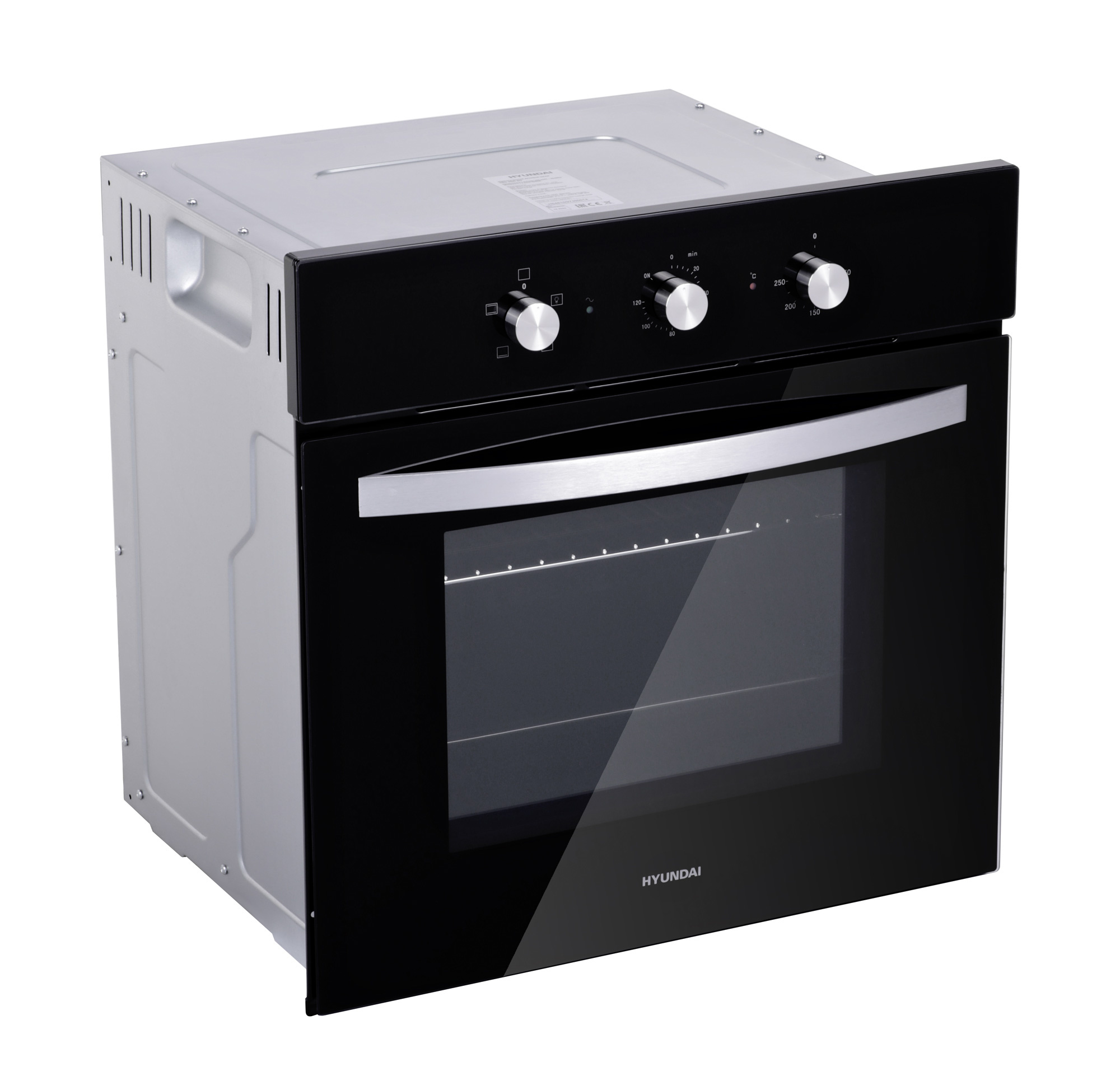 Духовой шкаф Электрический Hyundai HEO 6630 BG черный