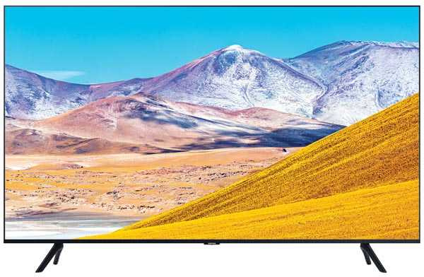 Телевизор LED Samsung 65" UE65TU8000UXRU 8 черный/Ultra HD/1000Hz/DVB-T2/DVB-C/DVB-S2/USB/WiFi/Smart TV (RUS)